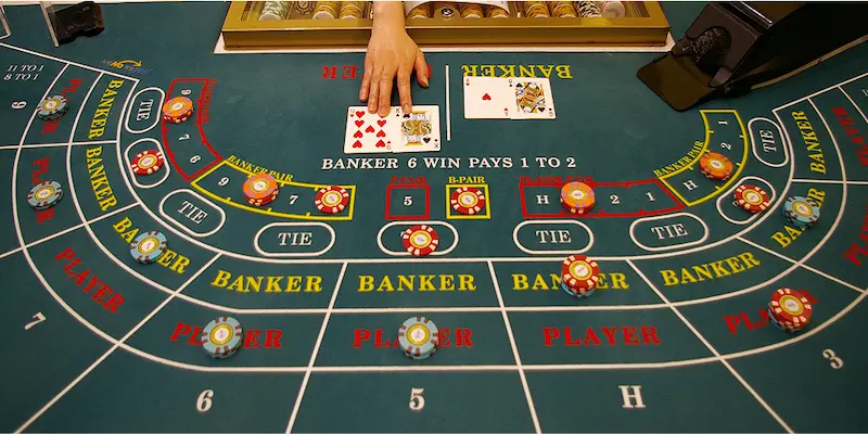 Những lựa chọn để đặt cược trong game bài Baccarat 